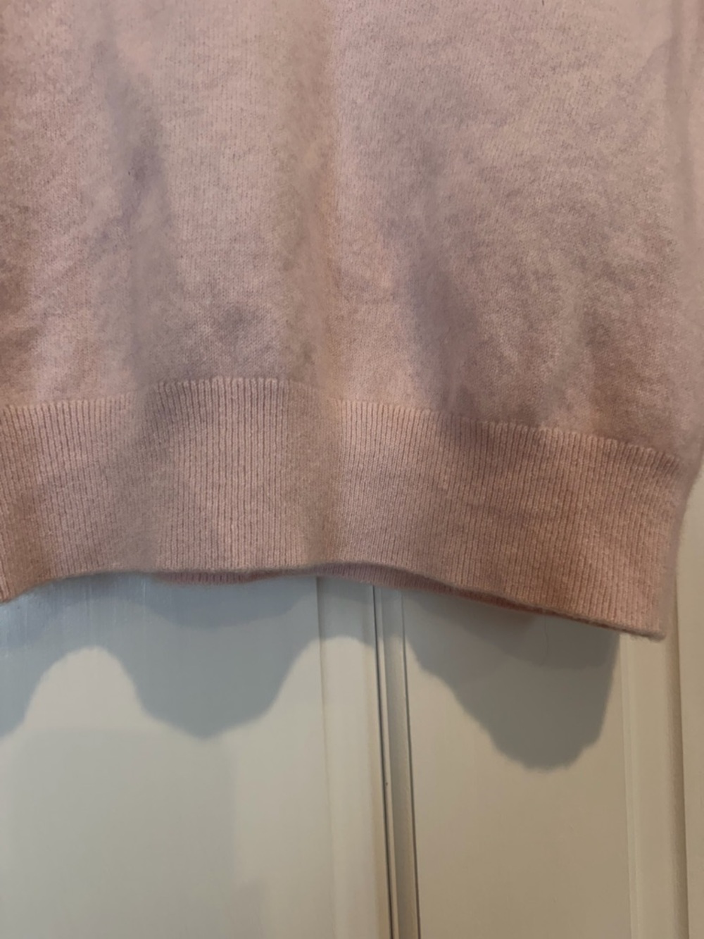 Quince Pale Pink Crewneck Sweater - 100% Cashmere Natural Fibers - Picture 2 of 5
